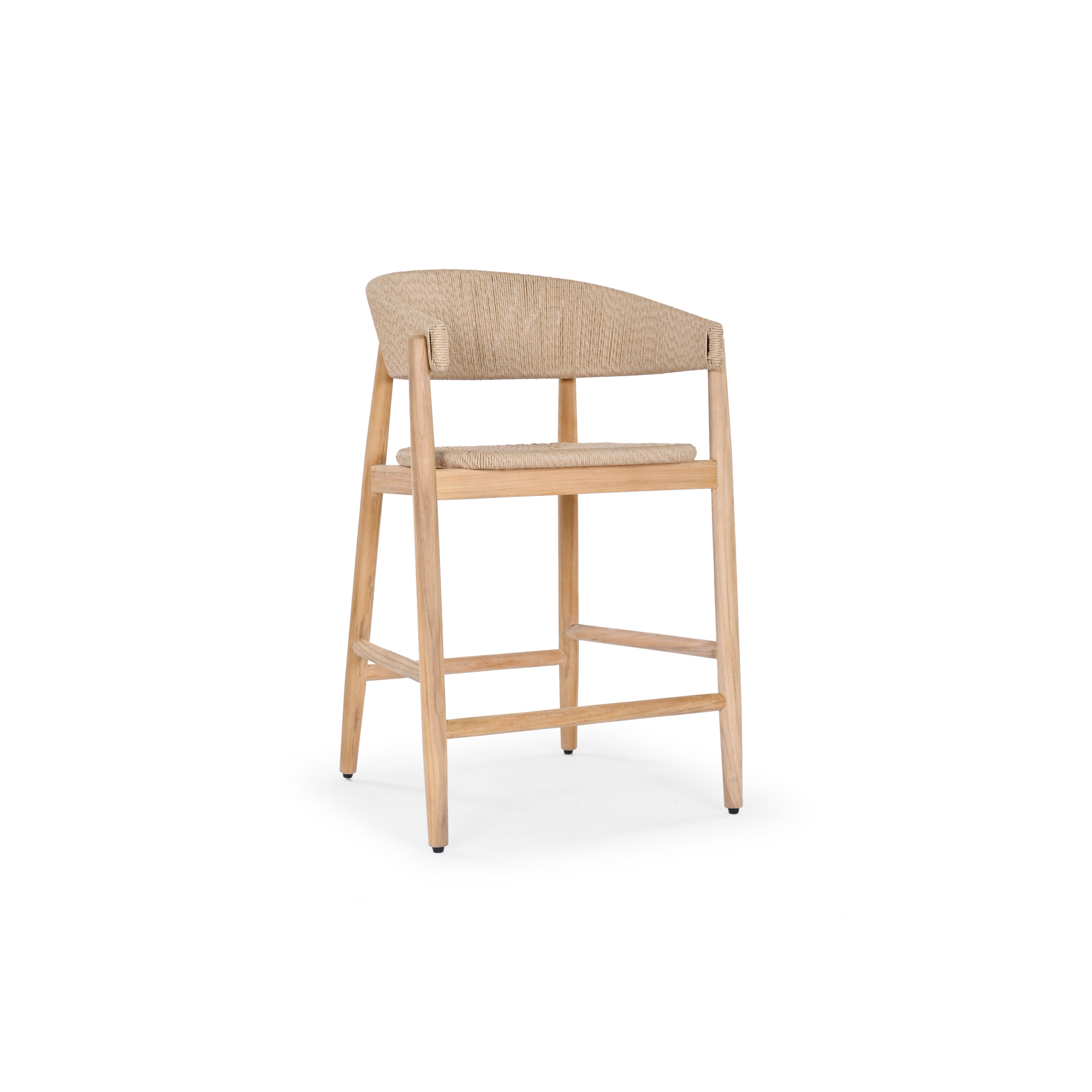 Campania teak counterstool