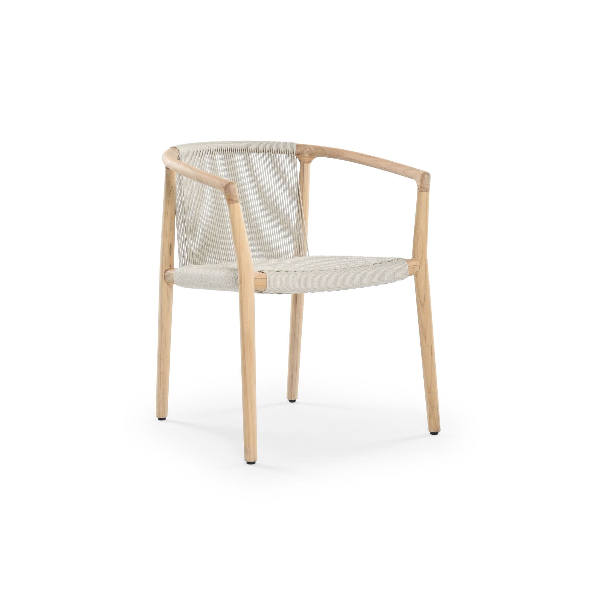 Royce teak dining armchair