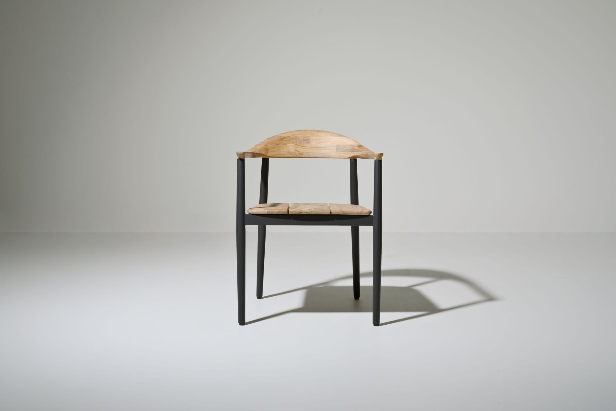 Amarillo alu teak dining armchair