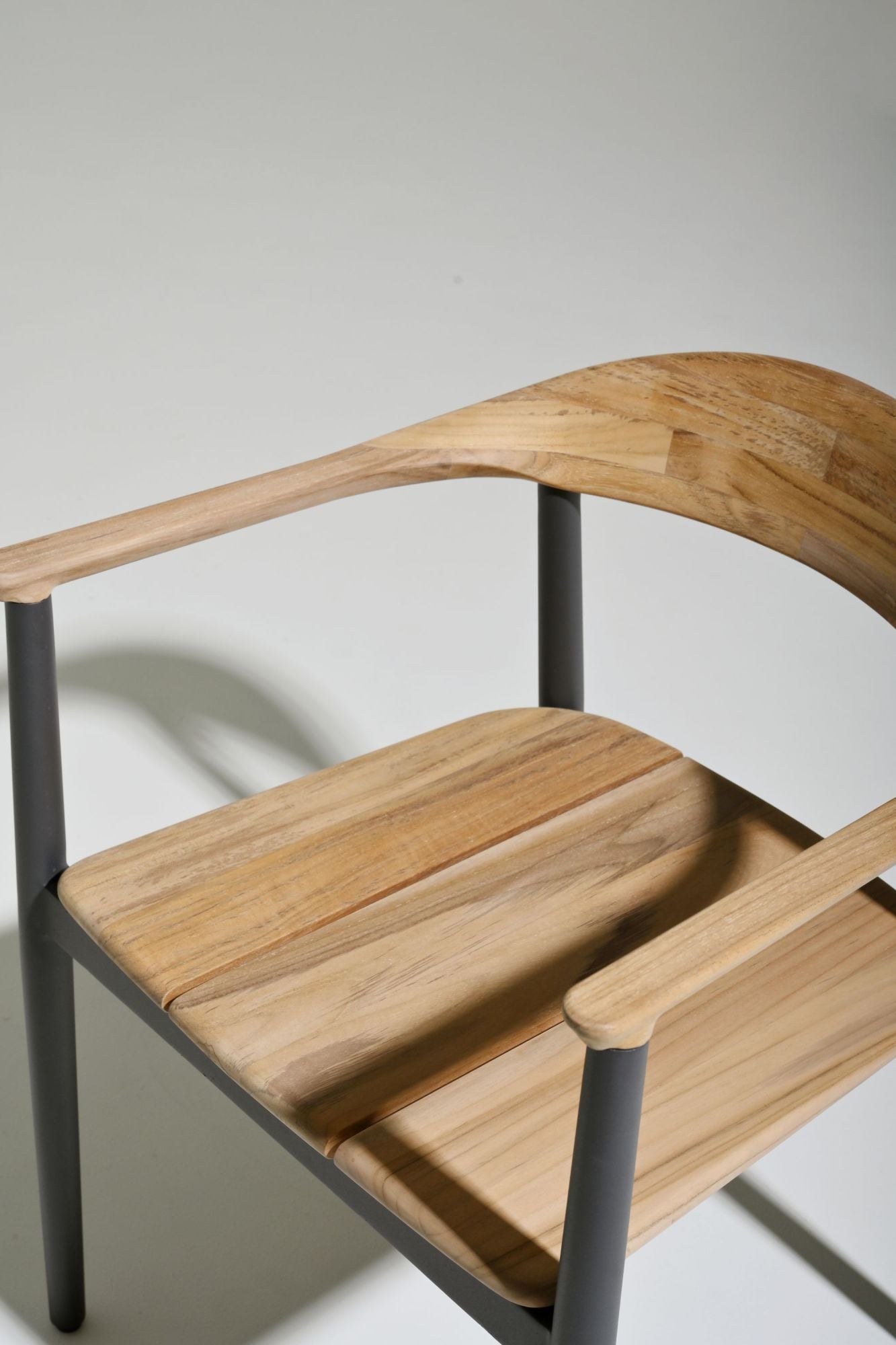 Amarillo alu teak dining armchair