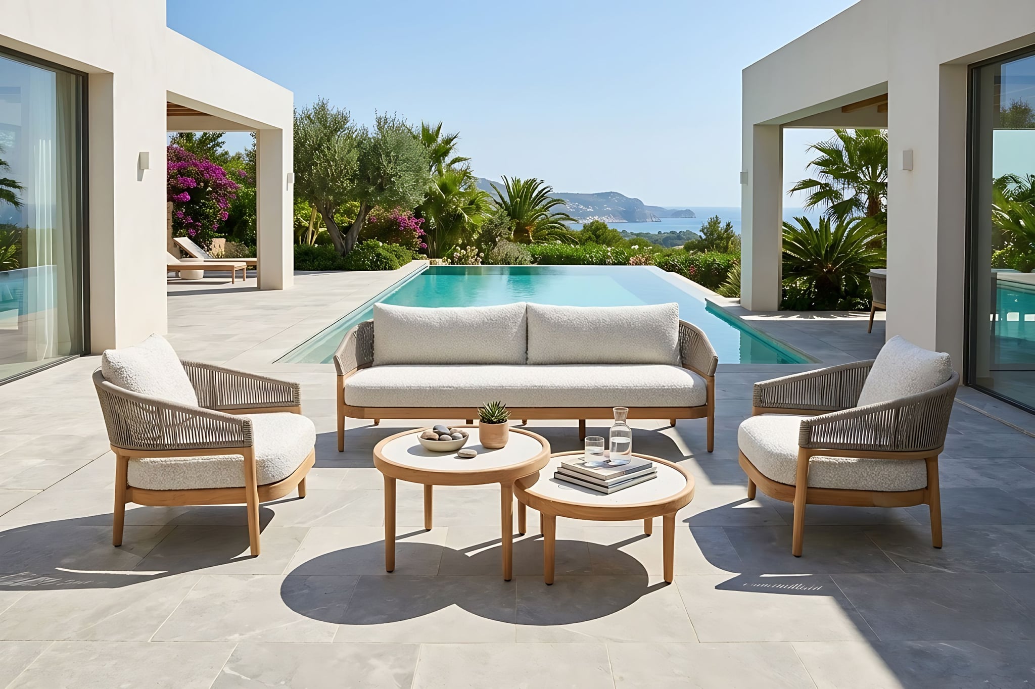 Cairo teak side table