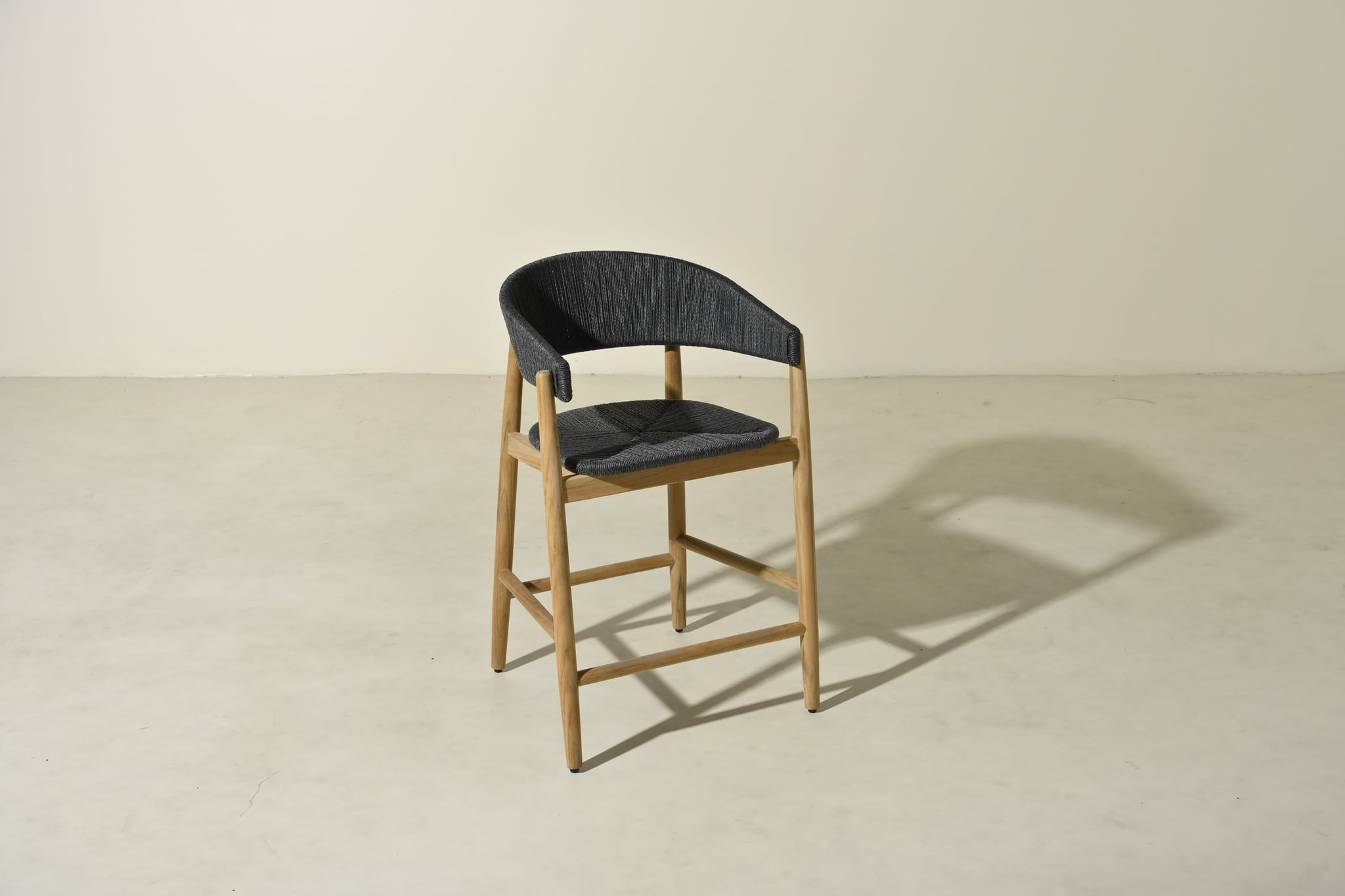 Campania teak counterstool