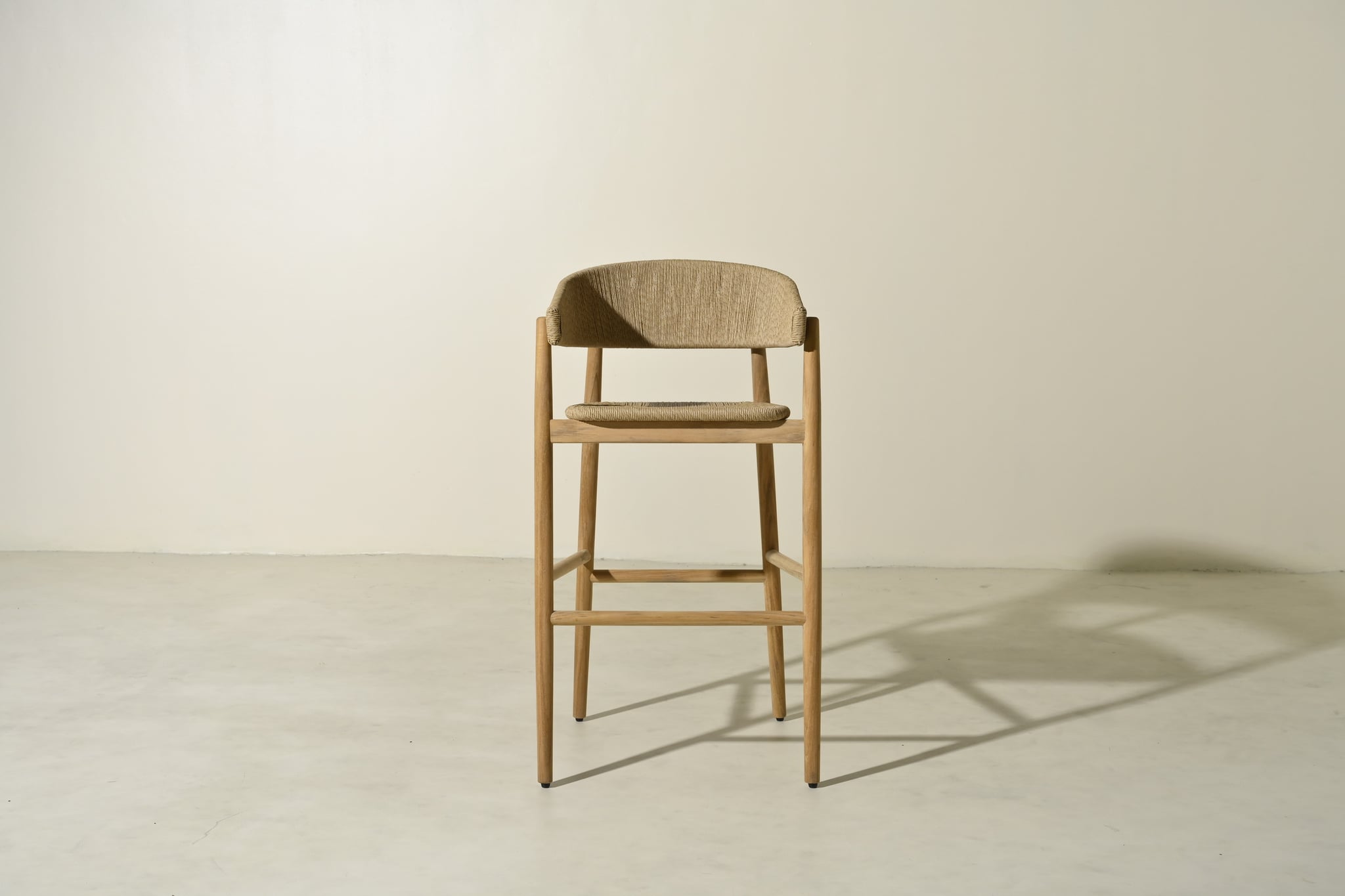 Campania teak counterstool