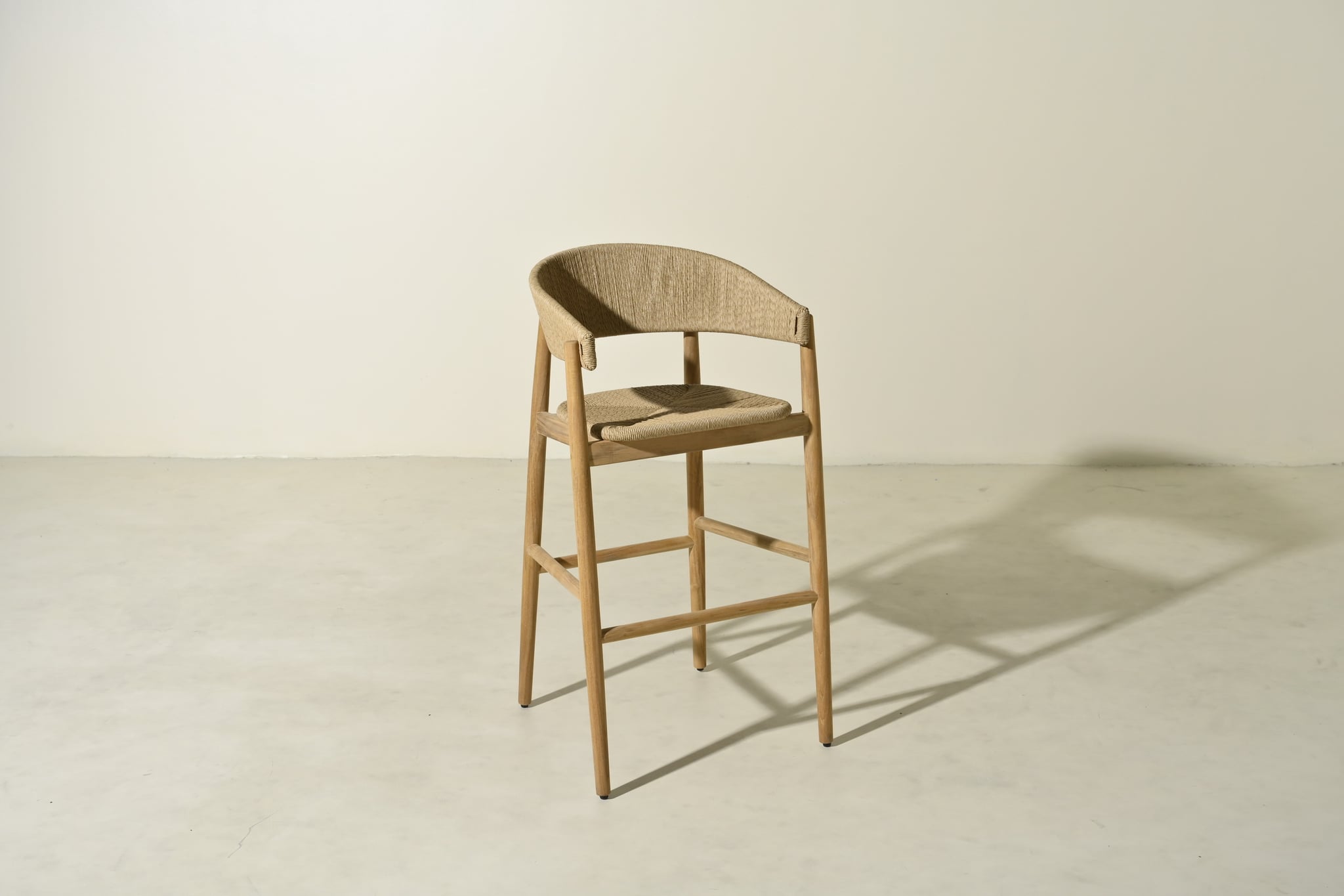 Campania teak counterstool