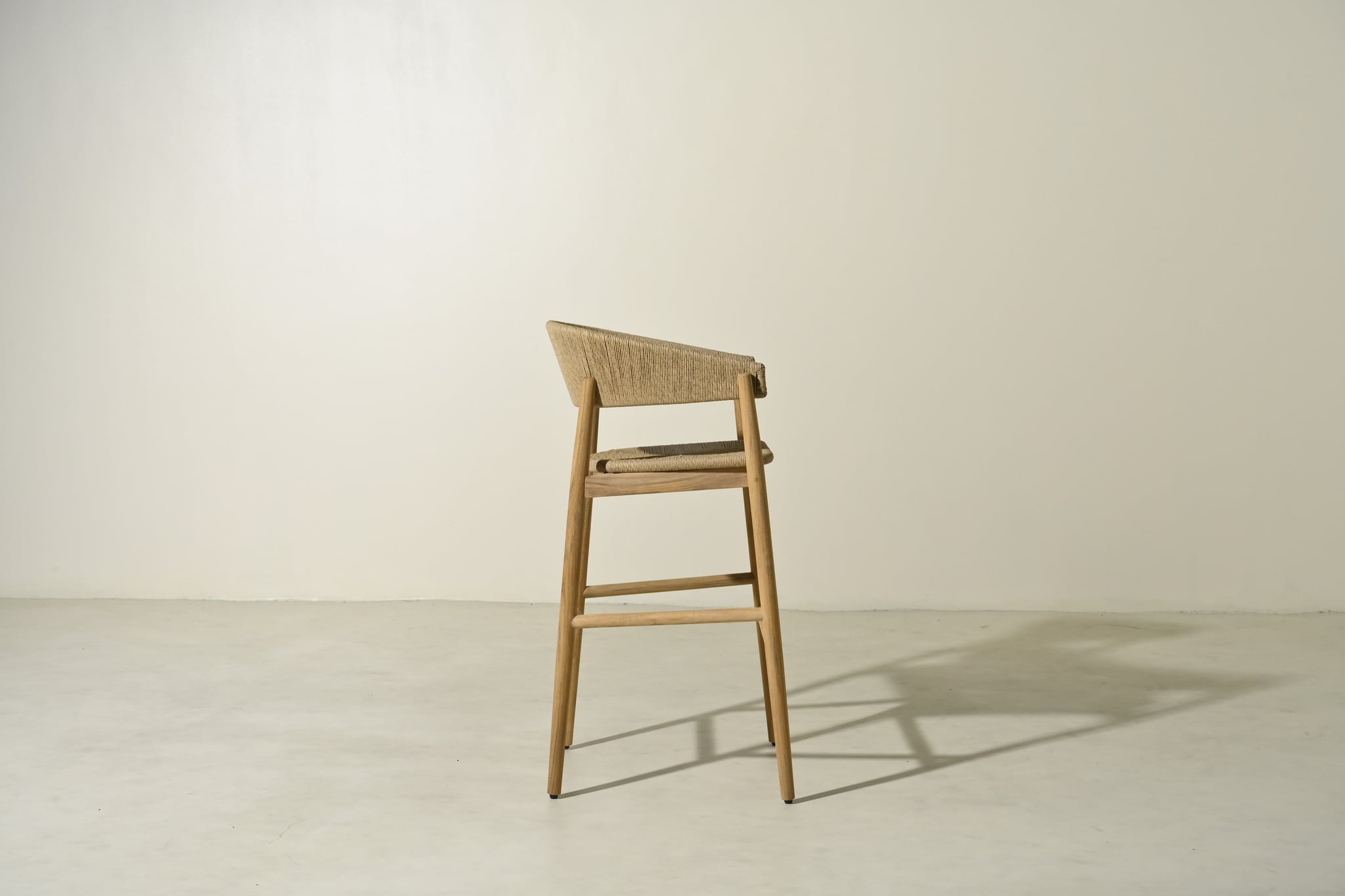 Campania teak counterstool