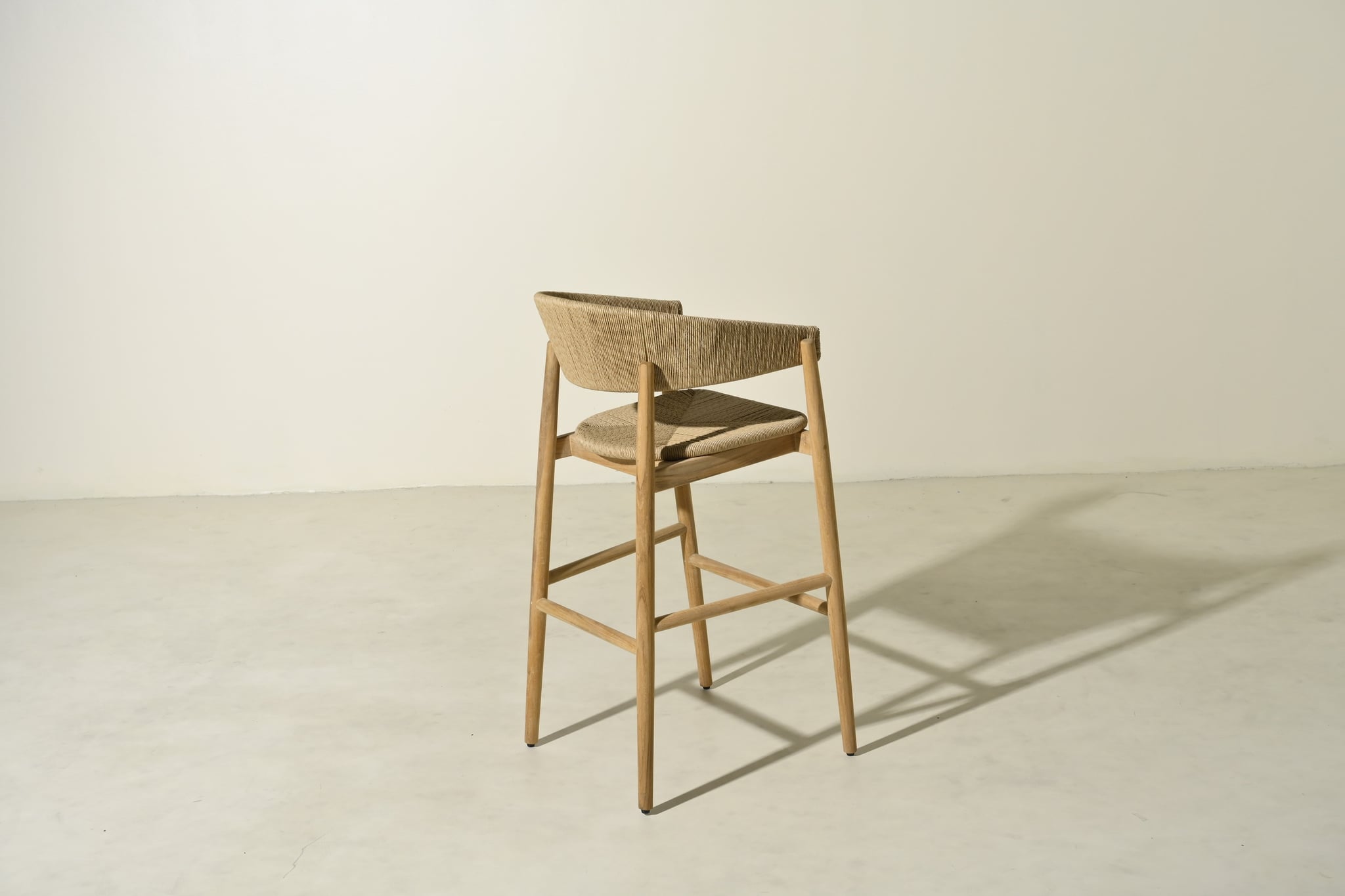 Campania teak counterstool