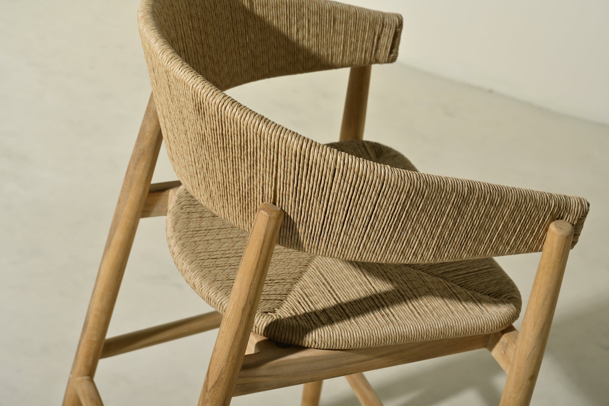 Campania teak counterstool