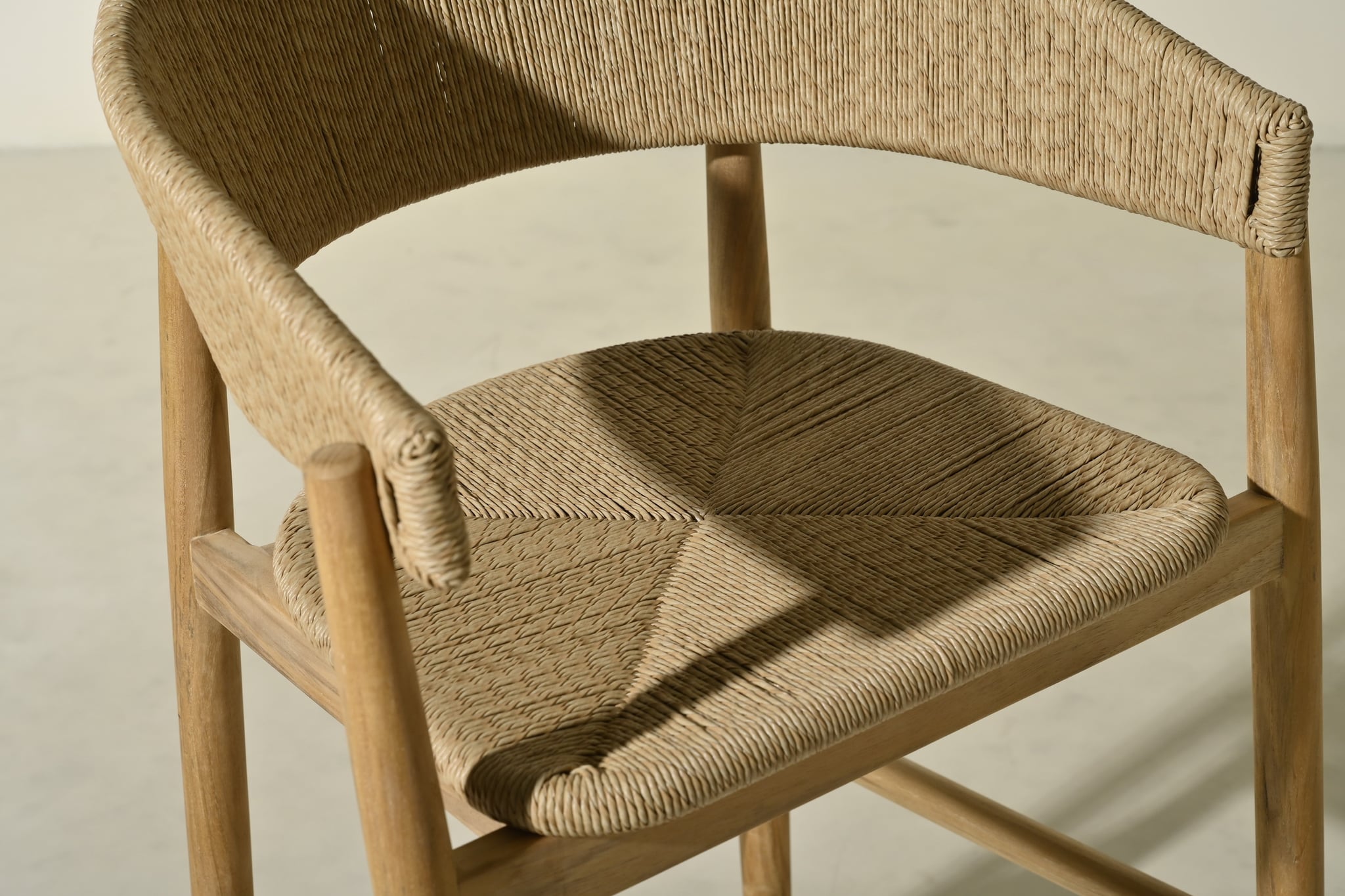Campania teak counterstool