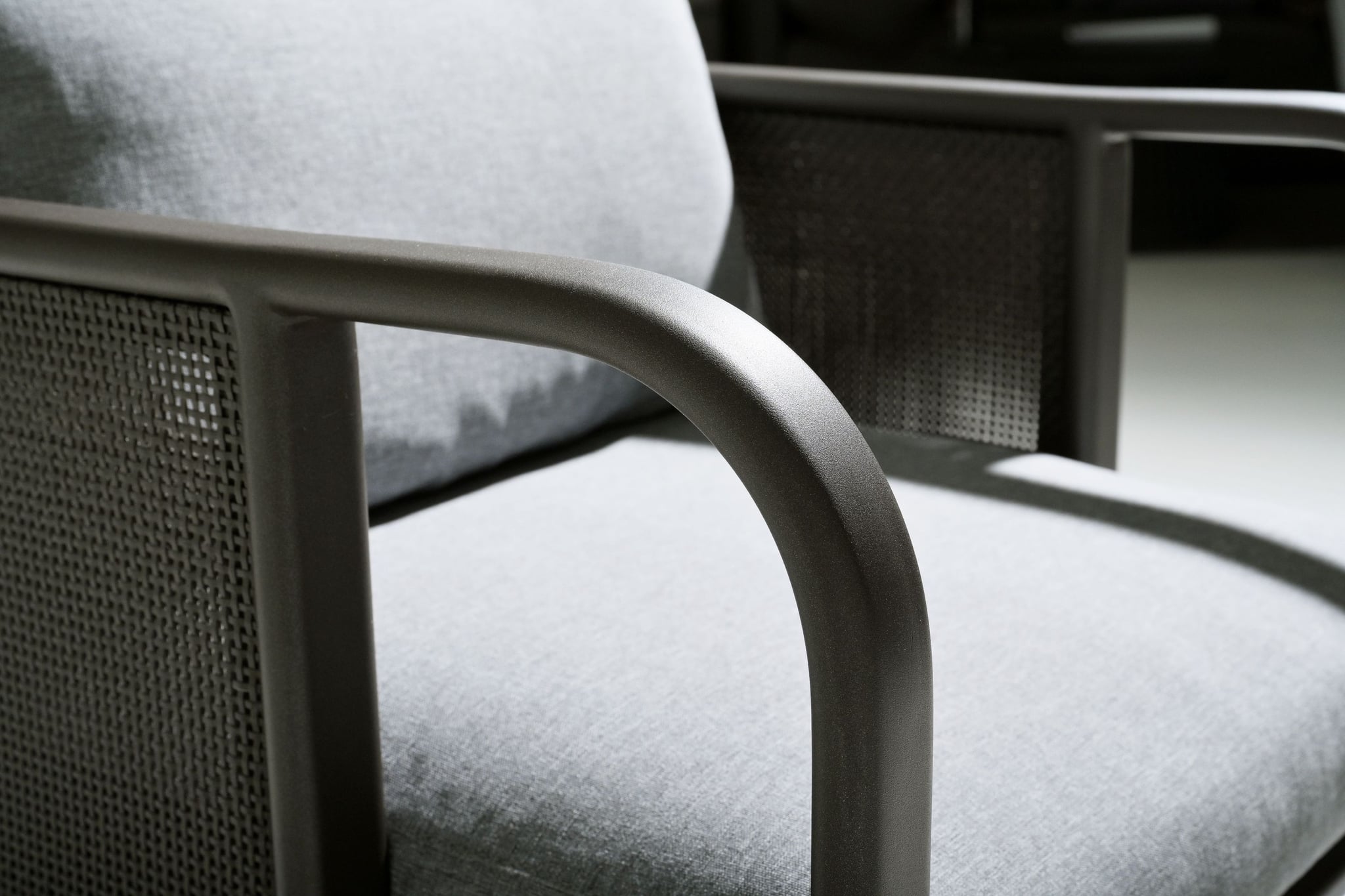 Carlton alu dining armchair