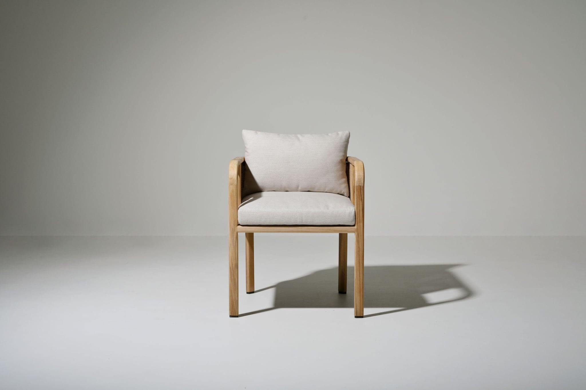 Carlton teak dining armchair