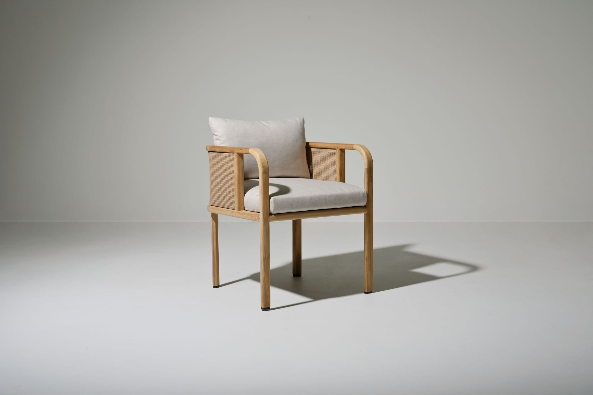 Carlton teak dining armchair