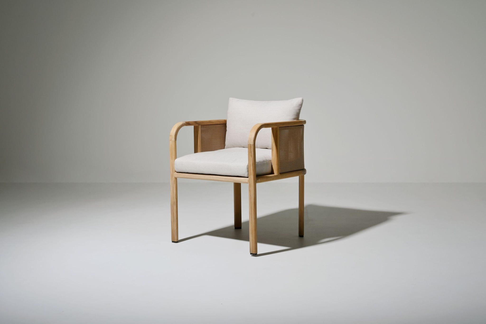 Carlton teak dining armchair