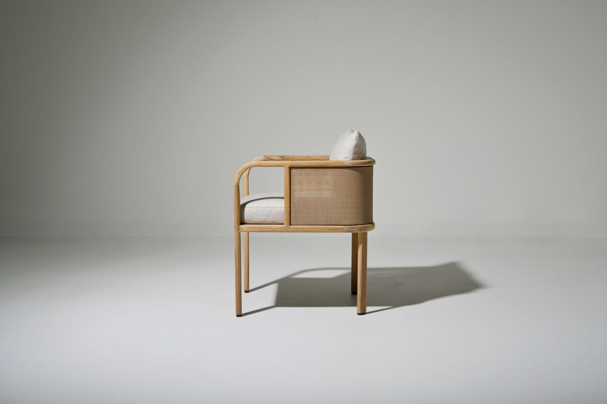 Carlton teak dining armchair