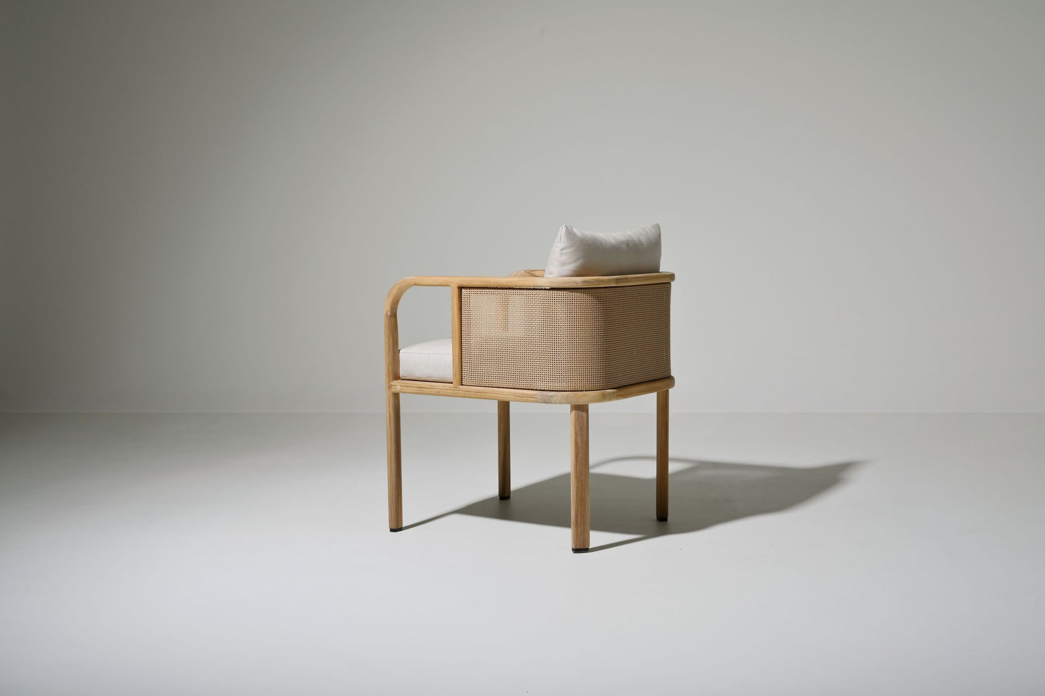 Carlton teak dining armchair