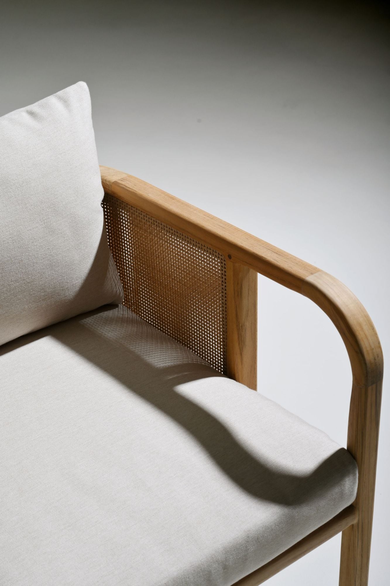 Carlton teak dining armchair