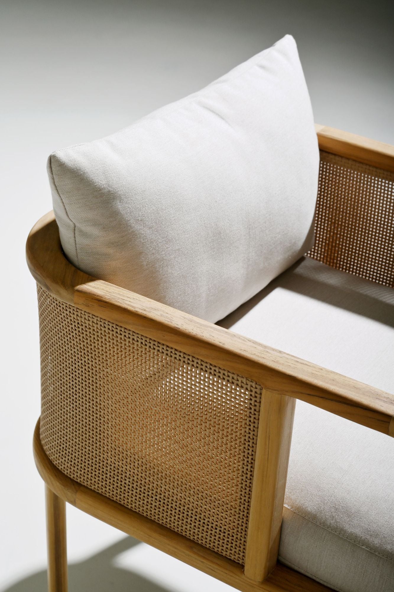 Carlton teak dining armchair