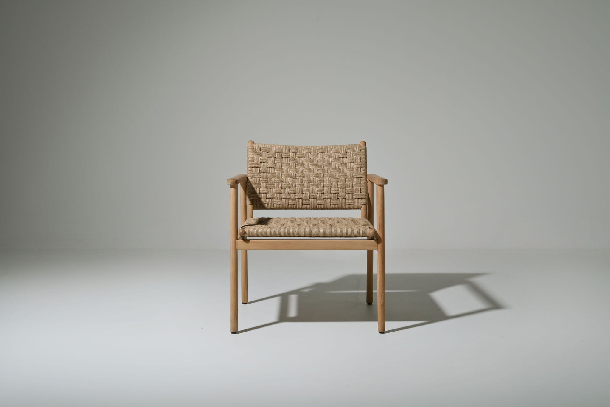 Davos wood lounge chair