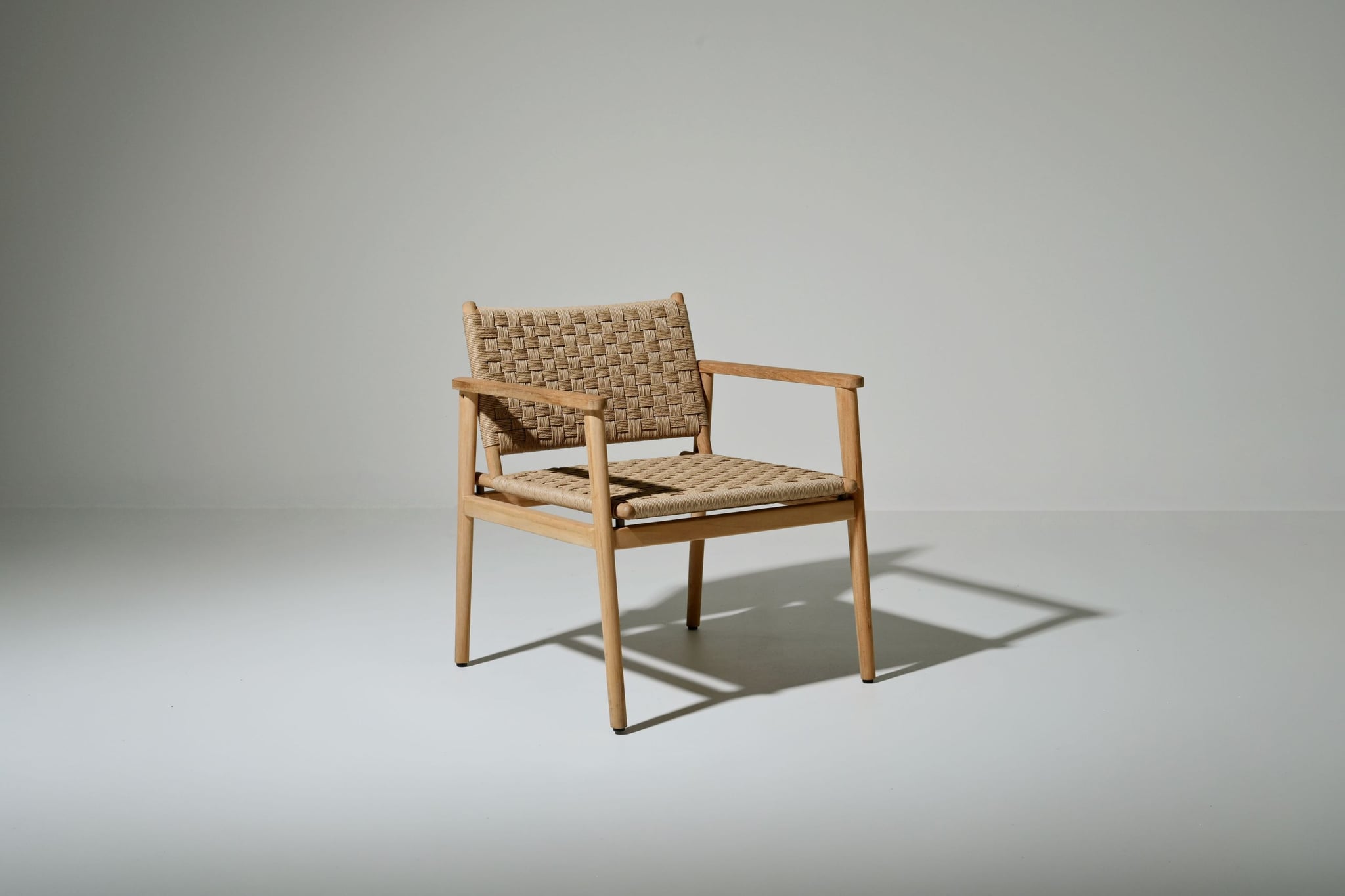 Davos wood lounge chair