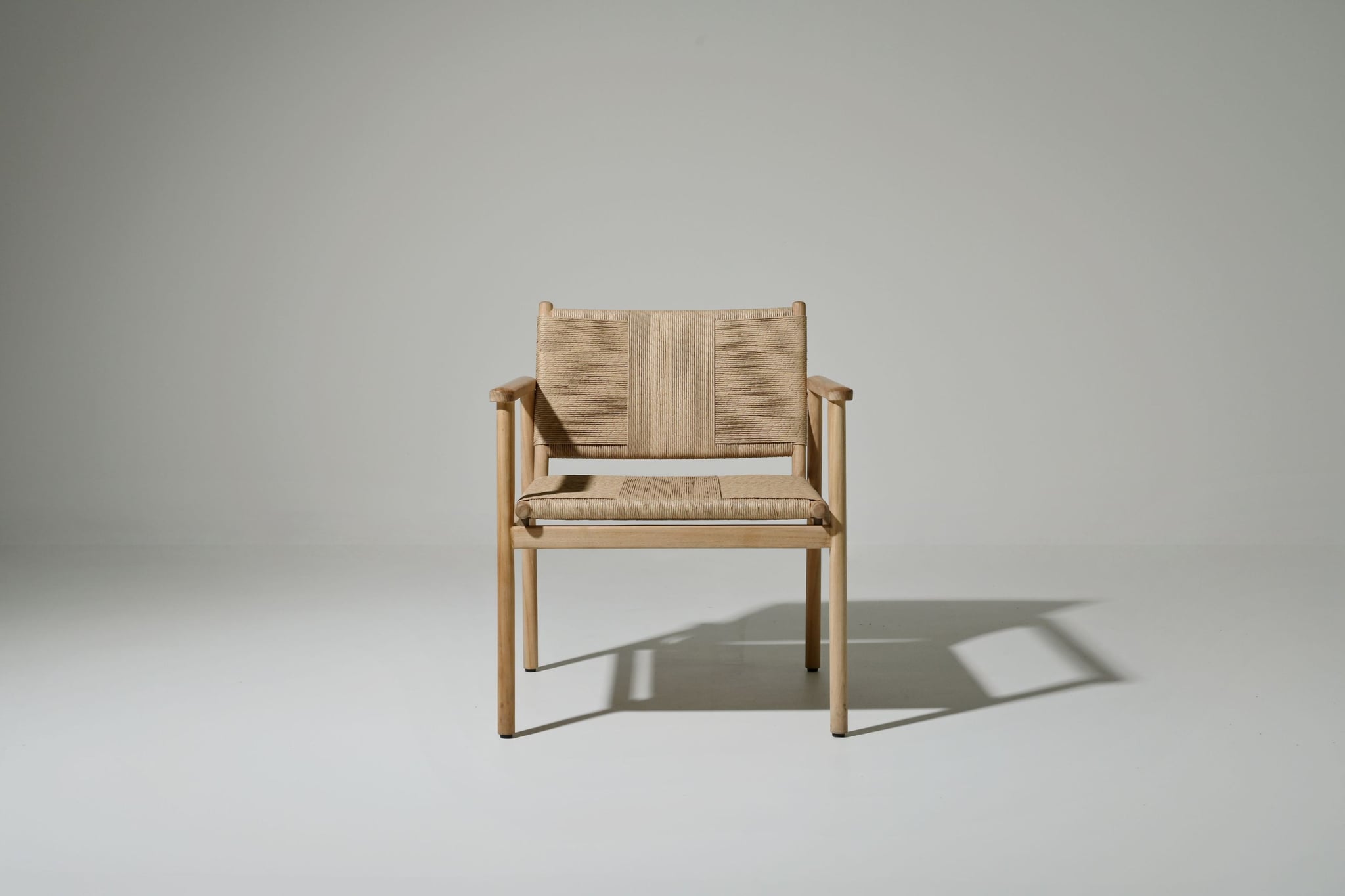 Davos wood lounge chair
