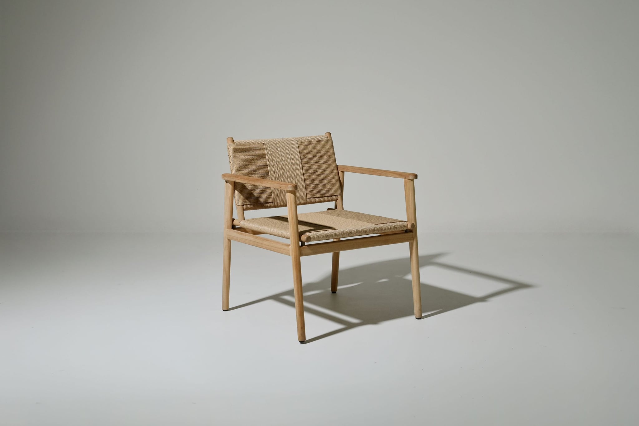 Davos wood lounge chair
