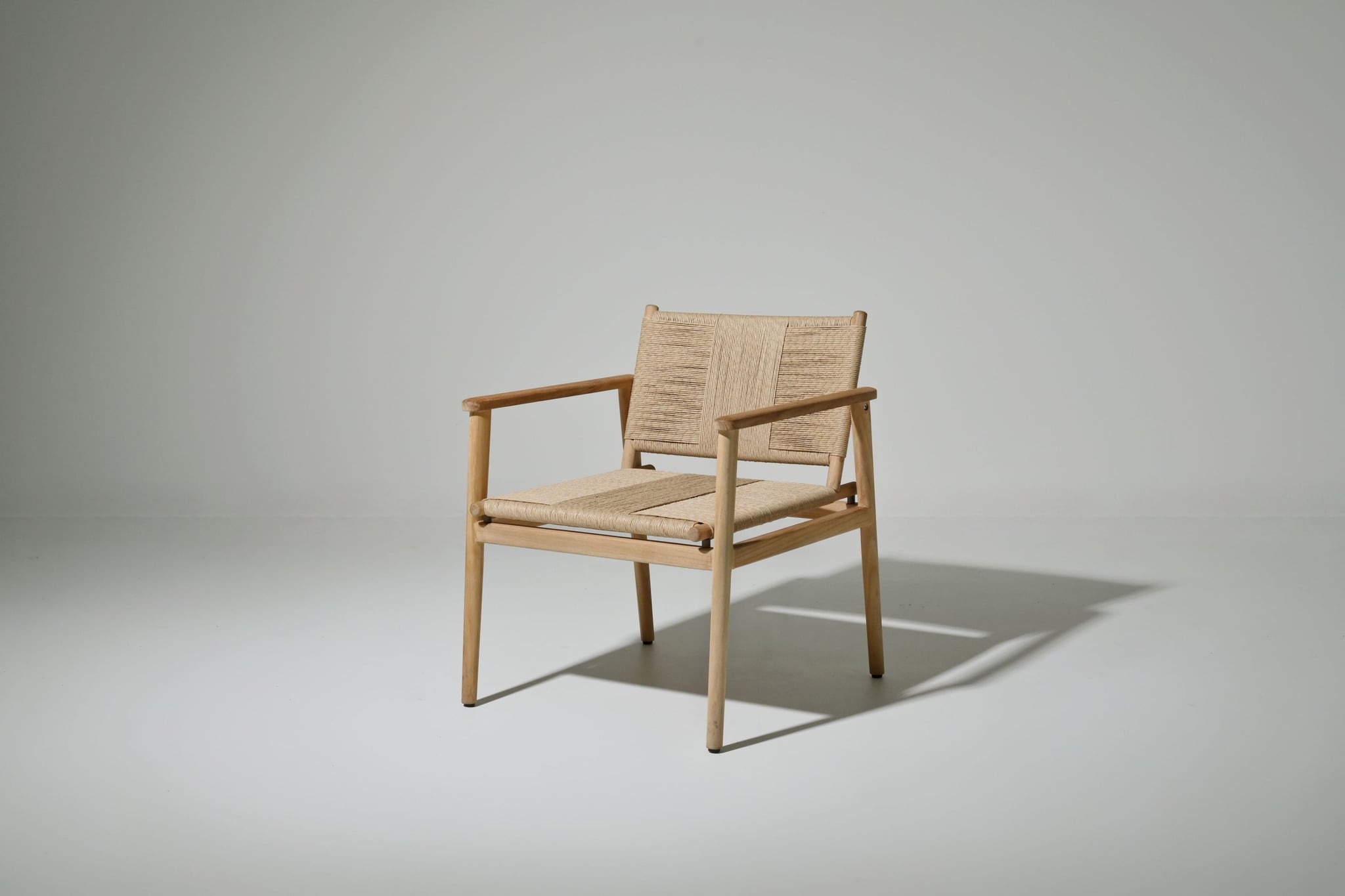 Davos wood lounge chair
