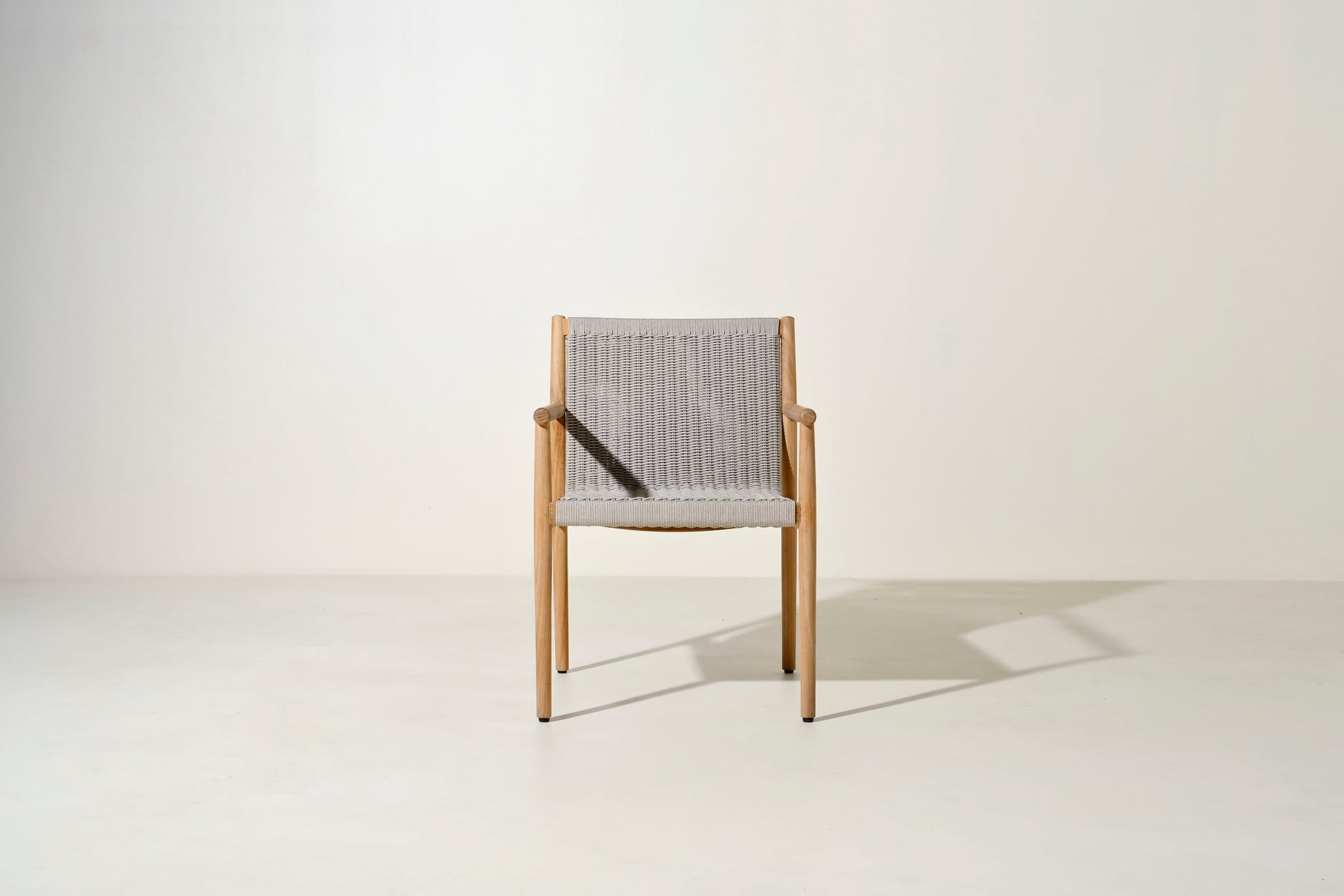 Jersey teak dining armchair