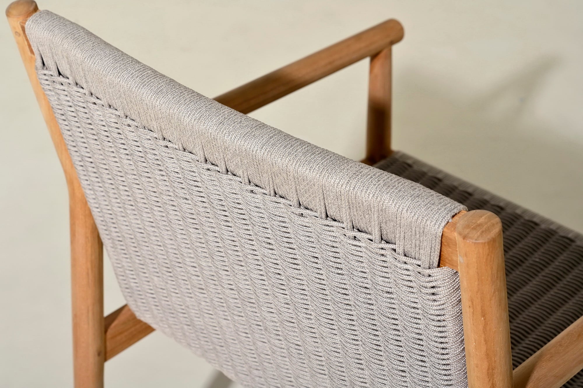 Jersey teak dining armchair