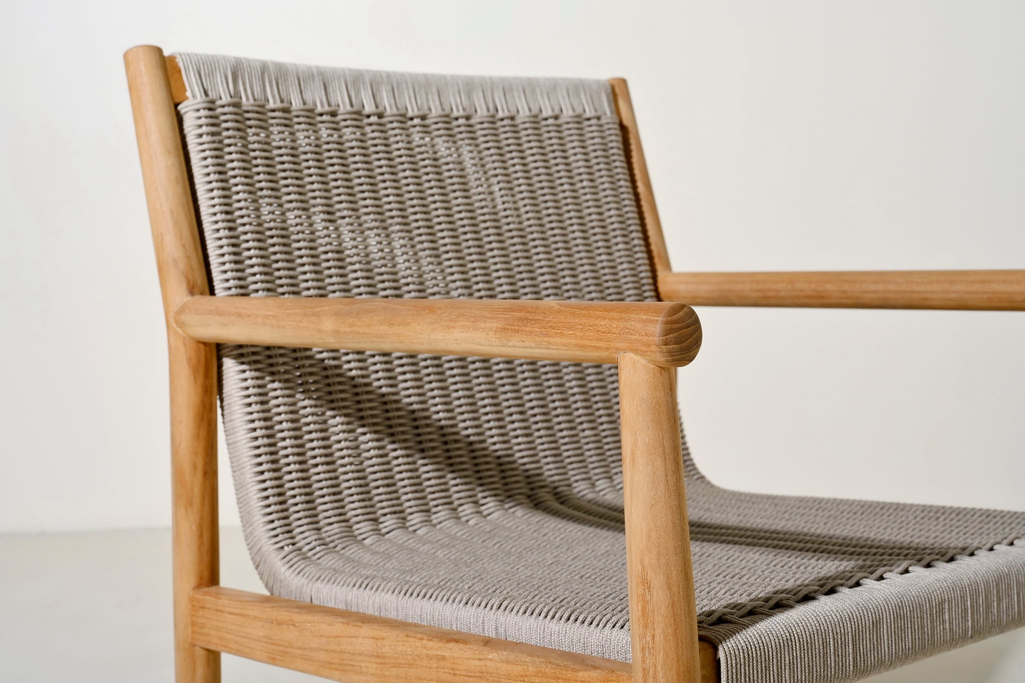 Jersey teak dining armchair