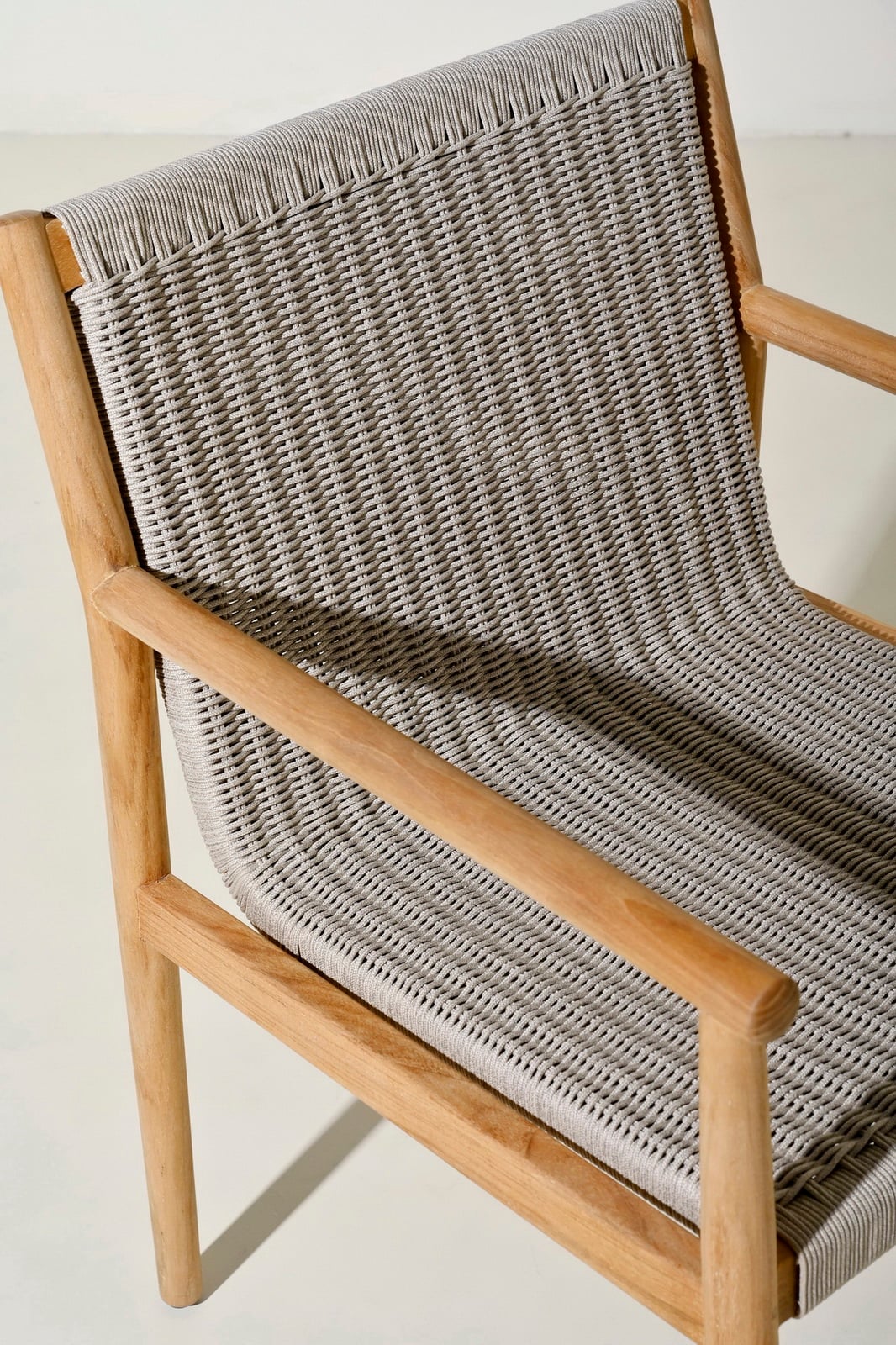 Jersey teak dining armchair