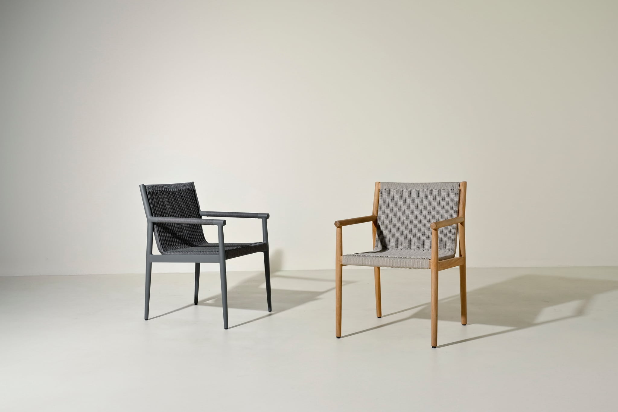 Jersey teak dining armchair