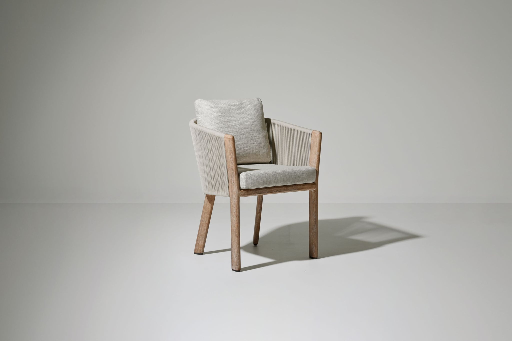 Lorenza teak dining armchair