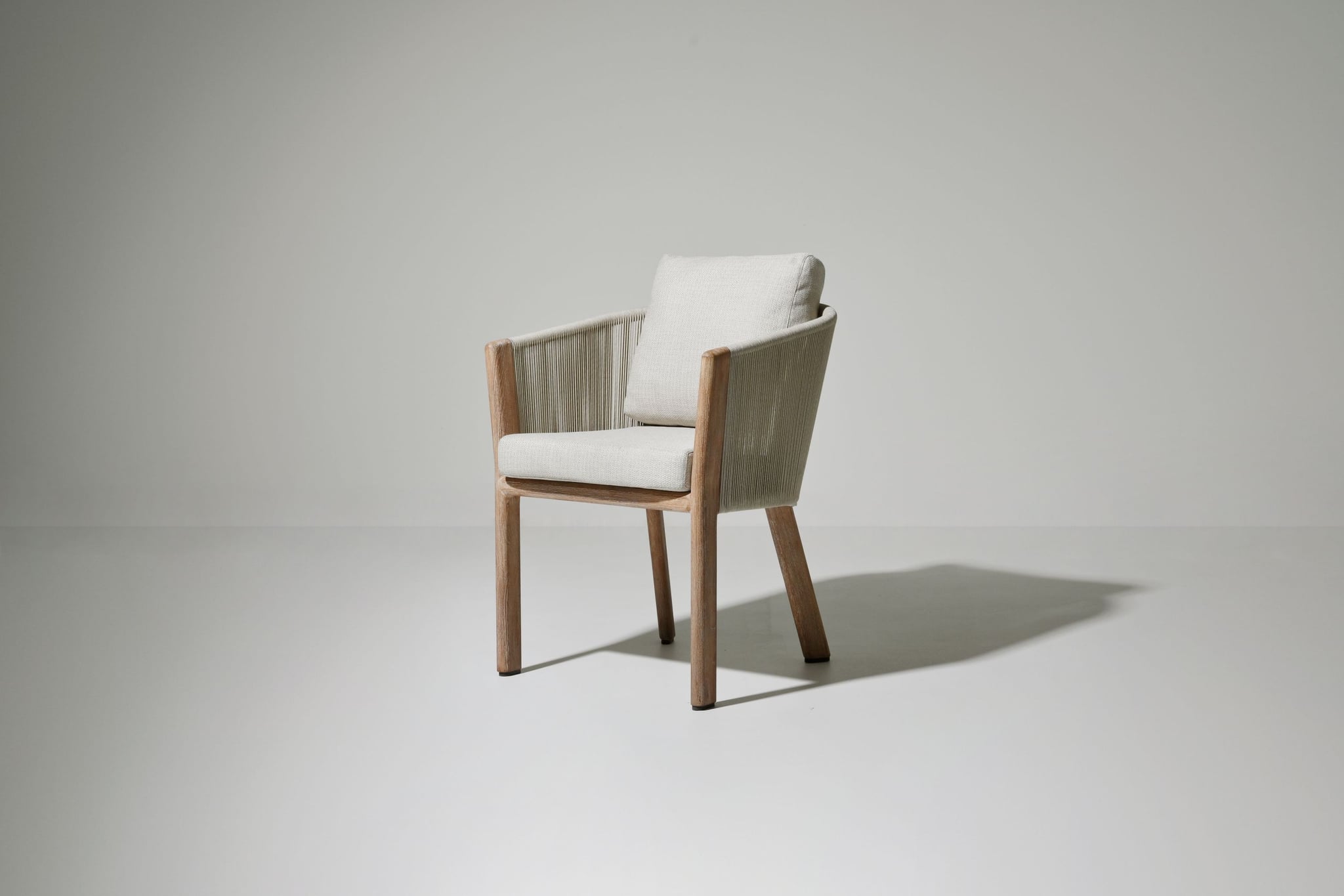 Lorenza teak dining armchair