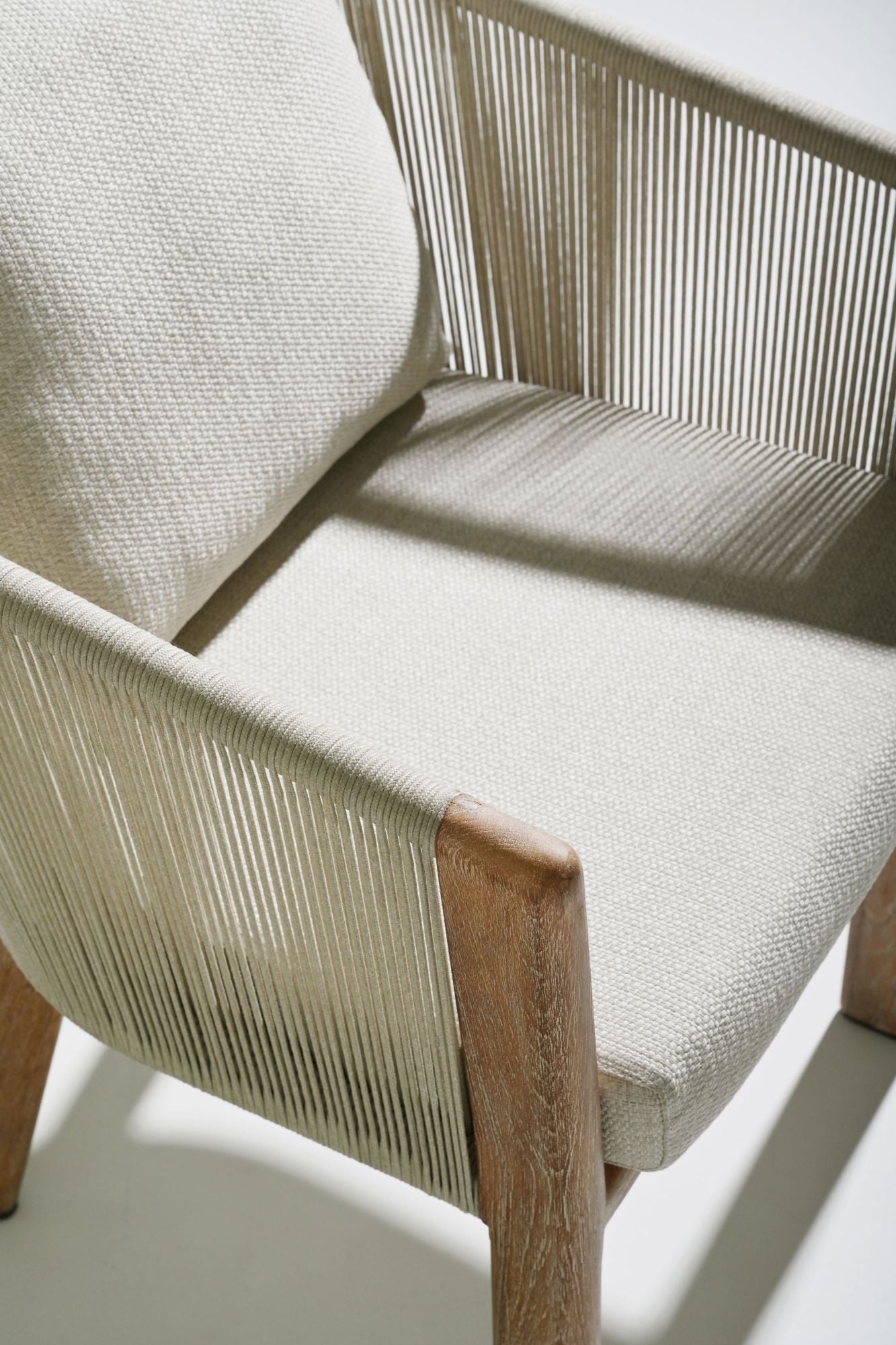 Lorenza teak dining armchair