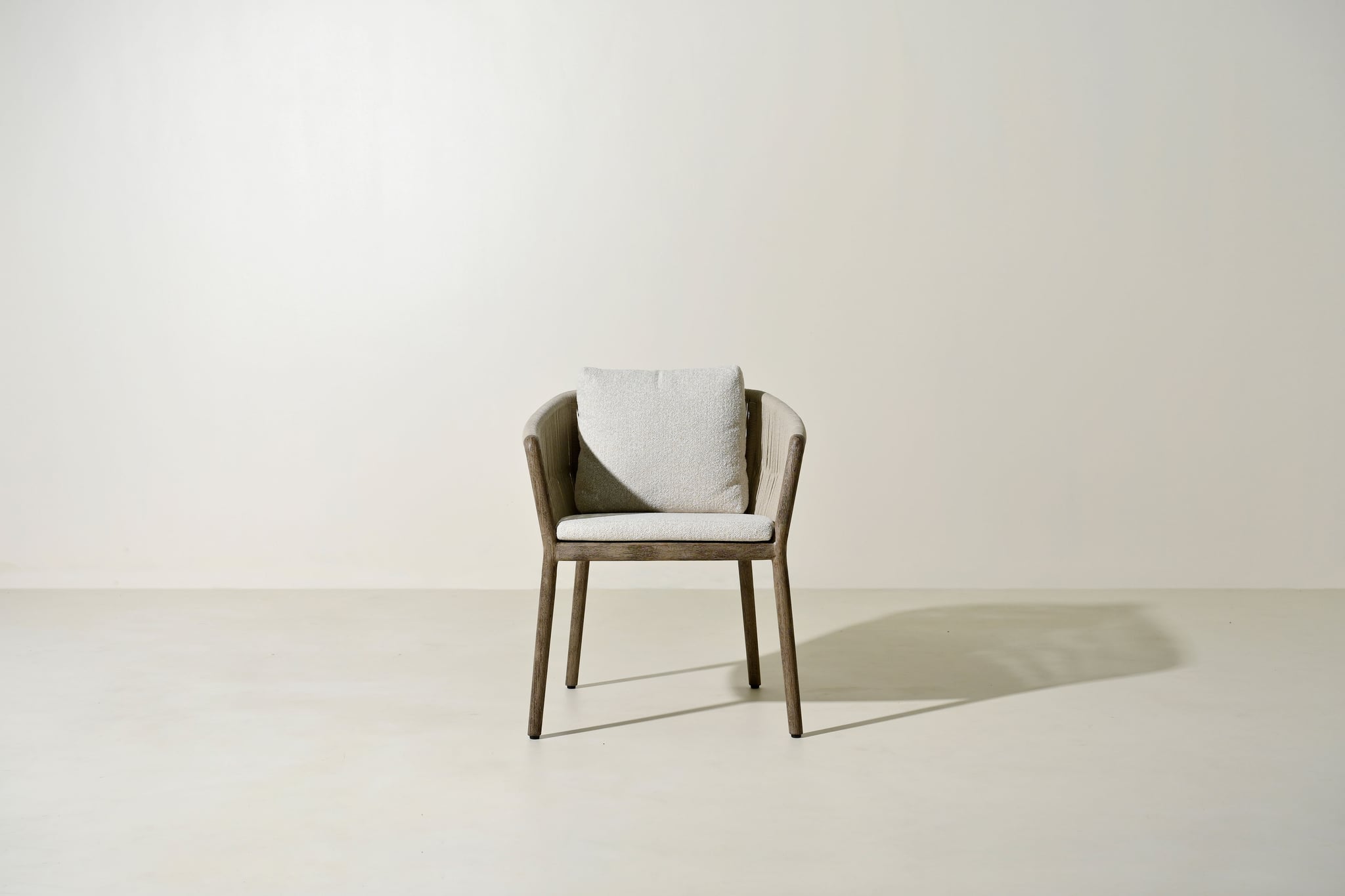 New york teak dining armchair