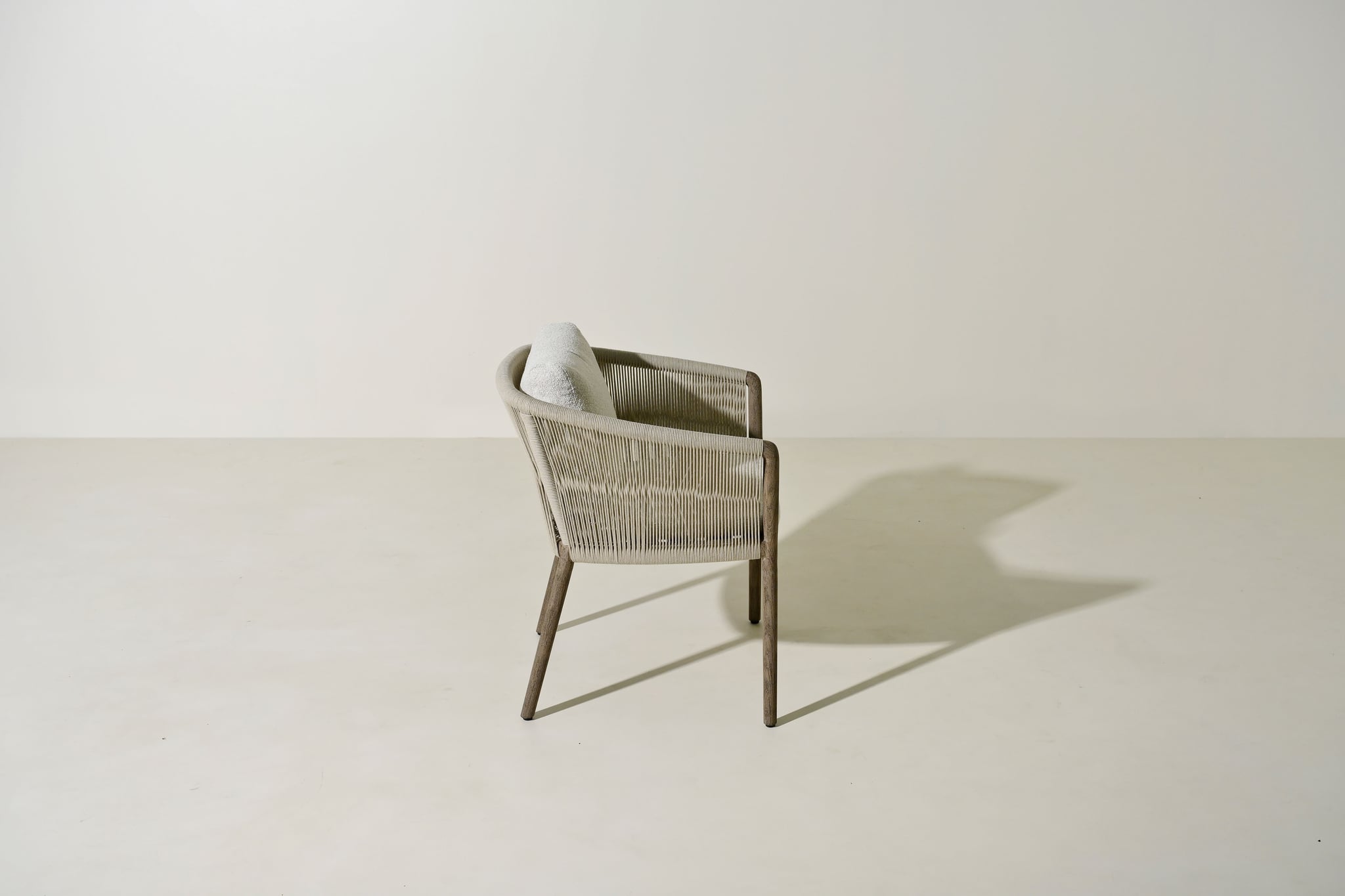 New york teak dining armchair