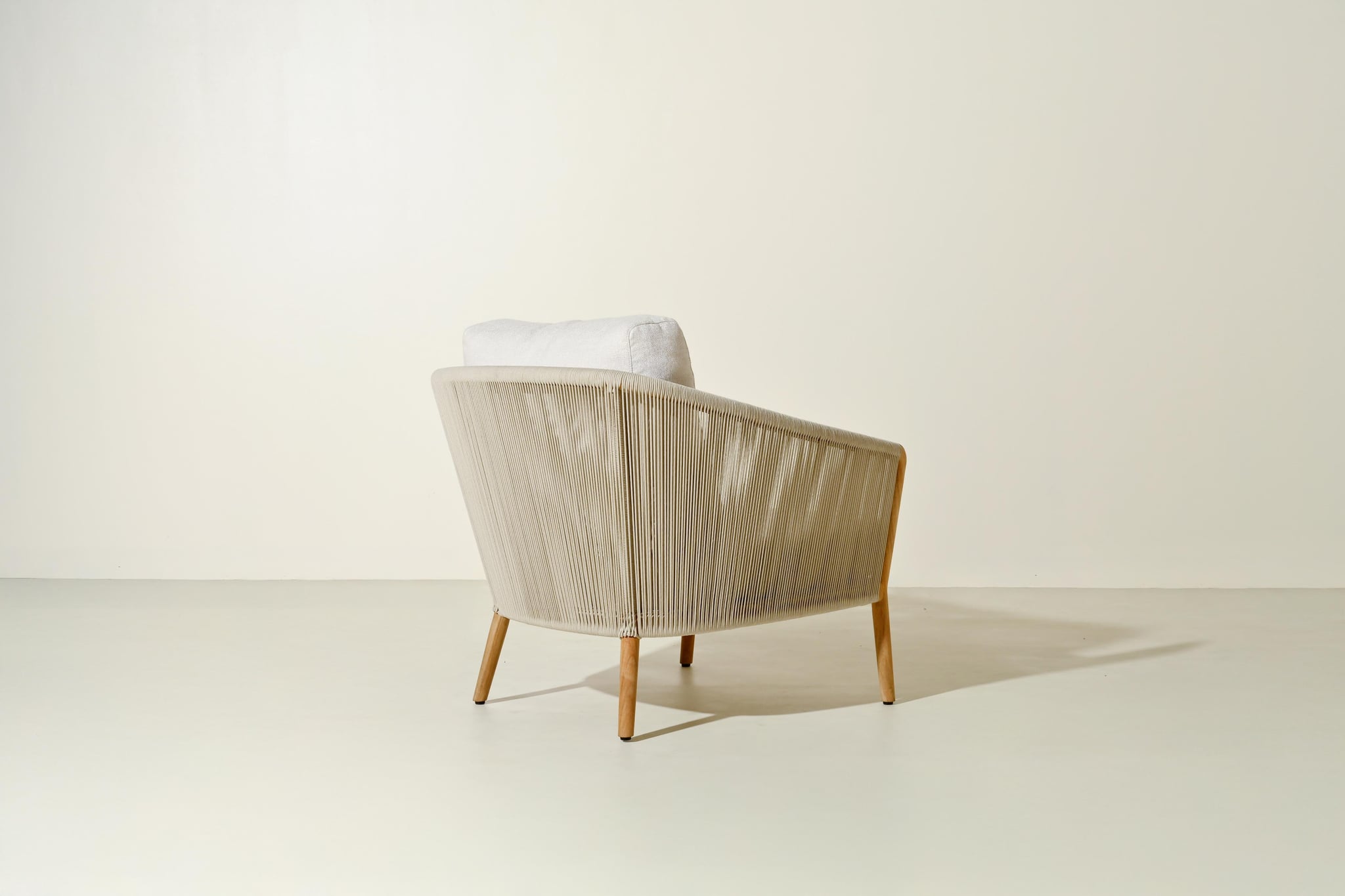 New york teak lounge chair