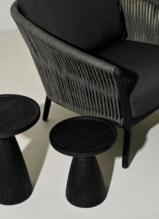 New york teak lounge chair